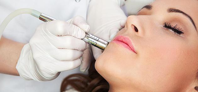 Microdermabrasion therapy at SKIN 101 Houston